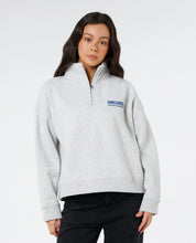Load image into Gallery viewer, SURF PUFF 1/4 ZIP GREY/NAVY