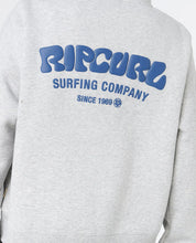 Load image into Gallery viewer, SURF PUFF 1/4 ZIP GREY/NAVY