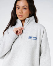 Load image into Gallery viewer, SURF PUFF 1/4 ZIP GREY/NAVY