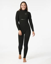 Load image into Gallery viewer, RIP CURL WOMENS E-BOMB 3-2 ZIP FREE STEAMER - Black
