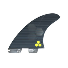 Load image into Gallery viewer, FCS II AM PG BLACK/ACID TRI FINS