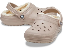Load image into Gallery viewer, CROCS CLASSIC CLOG LINED - MUSHROOM/BONE