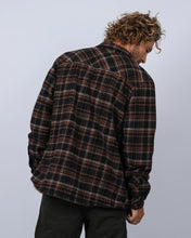 Load image into Gallery viewer, CANYON SHERPA FLANNEL - COFFEE