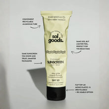 Load image into Gallery viewer, SPF 50 EVERYDAY MINERAL SUNSCREEN TUBE - 100ML