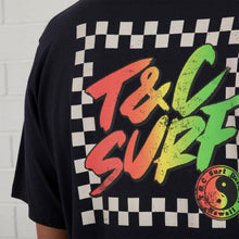 Load image into Gallery viewer, Border Check Tee - Midnight