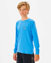 Load image into Gallery viewer, COSMIC TIDES L/S RASH VEST BOY - Royal Blue