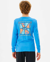 Load image into Gallery viewer, COSMIC TIDES L/S RASH VEST BOY - Royal Blue