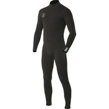Load image into Gallery viewer, VISSLA 7 SEAS 3-2 BACK ZIP FULL SUIT - BLACK