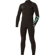 Load image into Gallery viewer, VISSLA BOYS 7 SEAS 3-2 FULL CHEST ZIP - BLACK