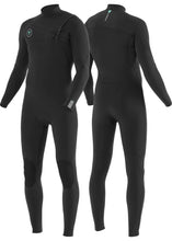 Load image into Gallery viewer, VISSLA 7 SEAS 3-2 CHEST ZIP FULL SUIT - BLACK