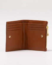 Load image into Gallery viewer, BILLIE COMPACT FLIP WALLET - CHOCOLATE
