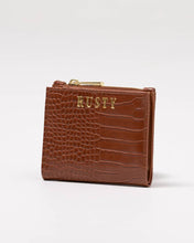 Load image into Gallery viewer, BILLIE COMPACT FLIP WALLET - CHOCOLATE

