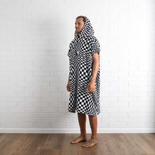 Load image into Gallery viewer, TWISTED LIMITS HOODED TOWEL - CHECK