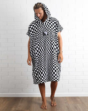 Load image into Gallery viewer, TWISTED LIMITS HOODED TOWEL - CHECK