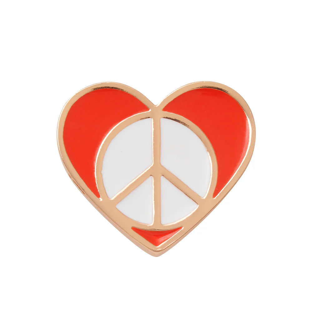 JIBBITZ - PEACE SIGN IN HEART