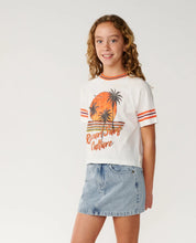 Load image into Gallery viewer, SURF CULTURE CROP TEE - GIRL

