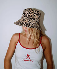 Load image into Gallery viewer, LENNIE LEOPARD REVERSIBLE BUCKET HAT
