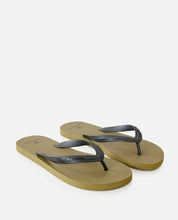 Load image into Gallery viewer, BRAND LOGO BLOOM OPEN TOE - OLIVE
