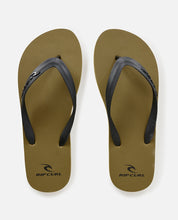 Load image into Gallery viewer, BRAND LOGO BLOOM OPEN TOE - OLIVE
