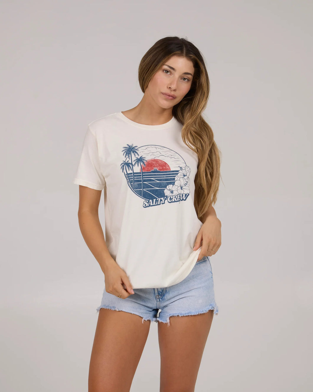BEACH SCENE B.F TEE/ OFF WHITE