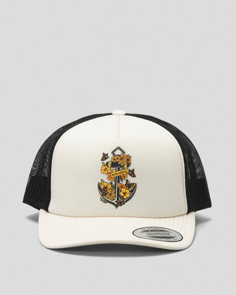 BUTTERFLY ANCHOR WOMENS FOAM TRUCKER