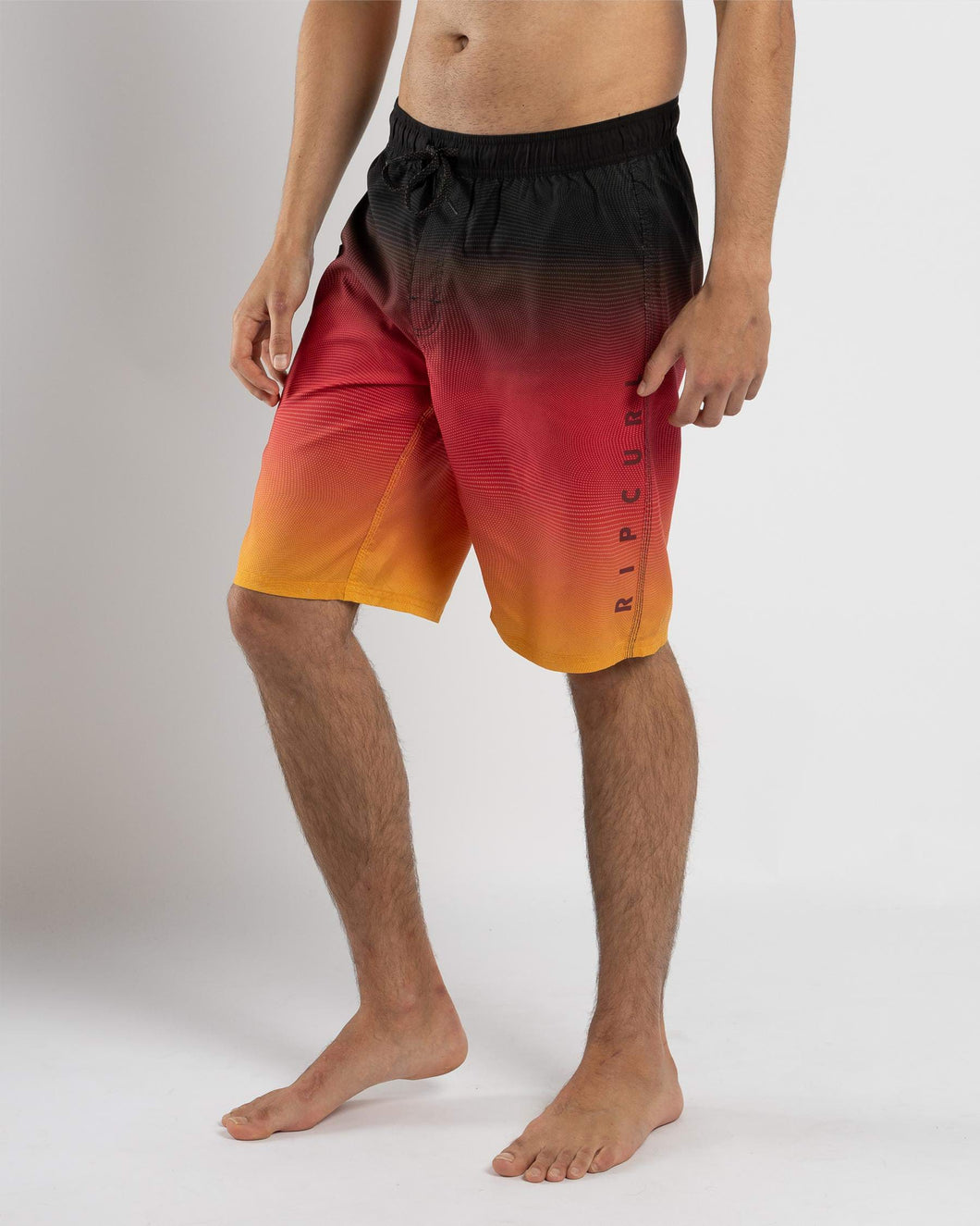 SHOCK EASY FIT BOARDSHORT BLK/RED