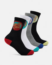 Load image into Gallery viewer, BOLD SHADOW DOT CREW SOCK 4 PACK - BOY
