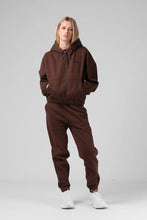 Load image into Gallery viewer, Zip Thru Hood - BRUNETTE BROWN
