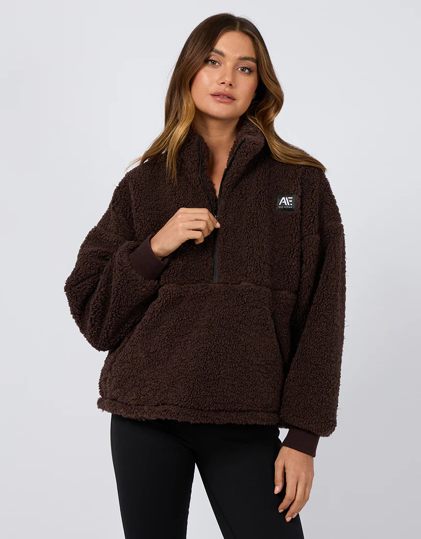 AMARA QUARTER ZIP TEDDY