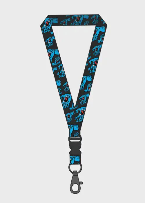 SCREAMING HAND ALL OVER LANYARD