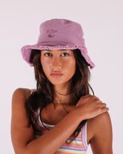 Load image into Gallery viewer, SEA BREEZE BEACH HAT - LILAC
