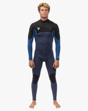 Load image into Gallery viewer, Vissla 7 Seas Comp 4-3 Full Chest Zip - HARBOUR BLUE
