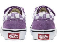 Load image into Gallery viewer, OLD SKOOL V COLOR THEORY CHECKERBOARD -PRSM PRPLE
