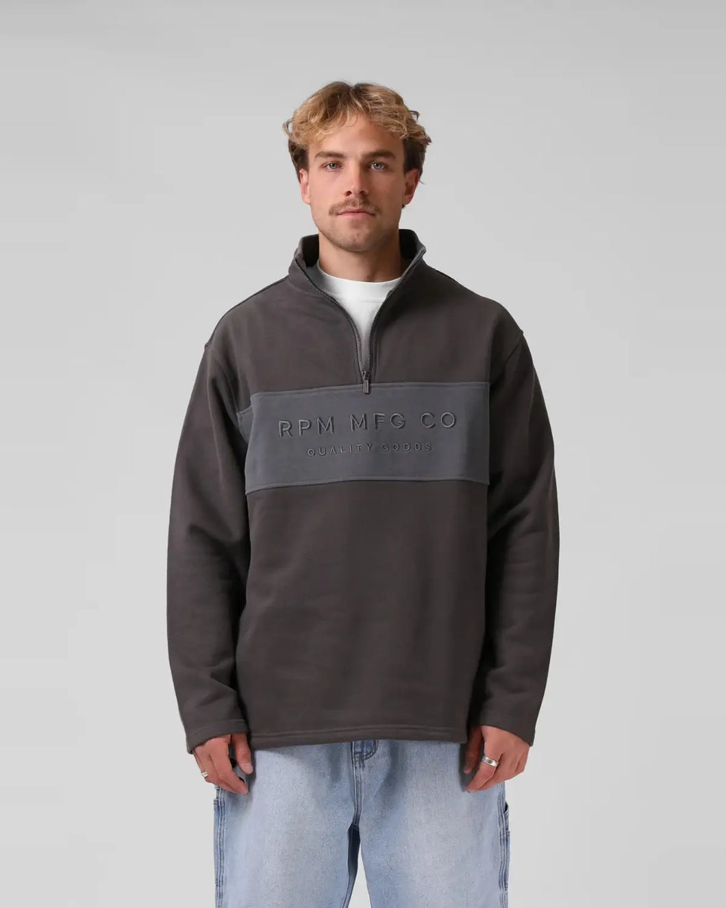 90S 1/4 ZIP SWEATER