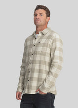 Load image into Gallery viewer, CADEN PLAID LS - DRTY WHT
