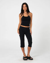Load image into Gallery viewer, FINANCE MUMMY LOW RISE CAPRI PANT
