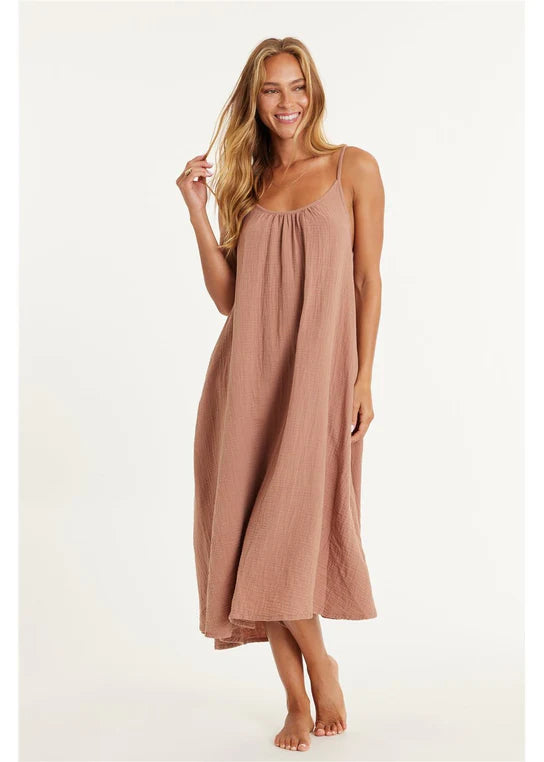 TAKING SIDES MIDI DRESS