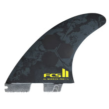 Load image into Gallery viewer, FCS II AM PG BLACK/ACID TRI FINS
