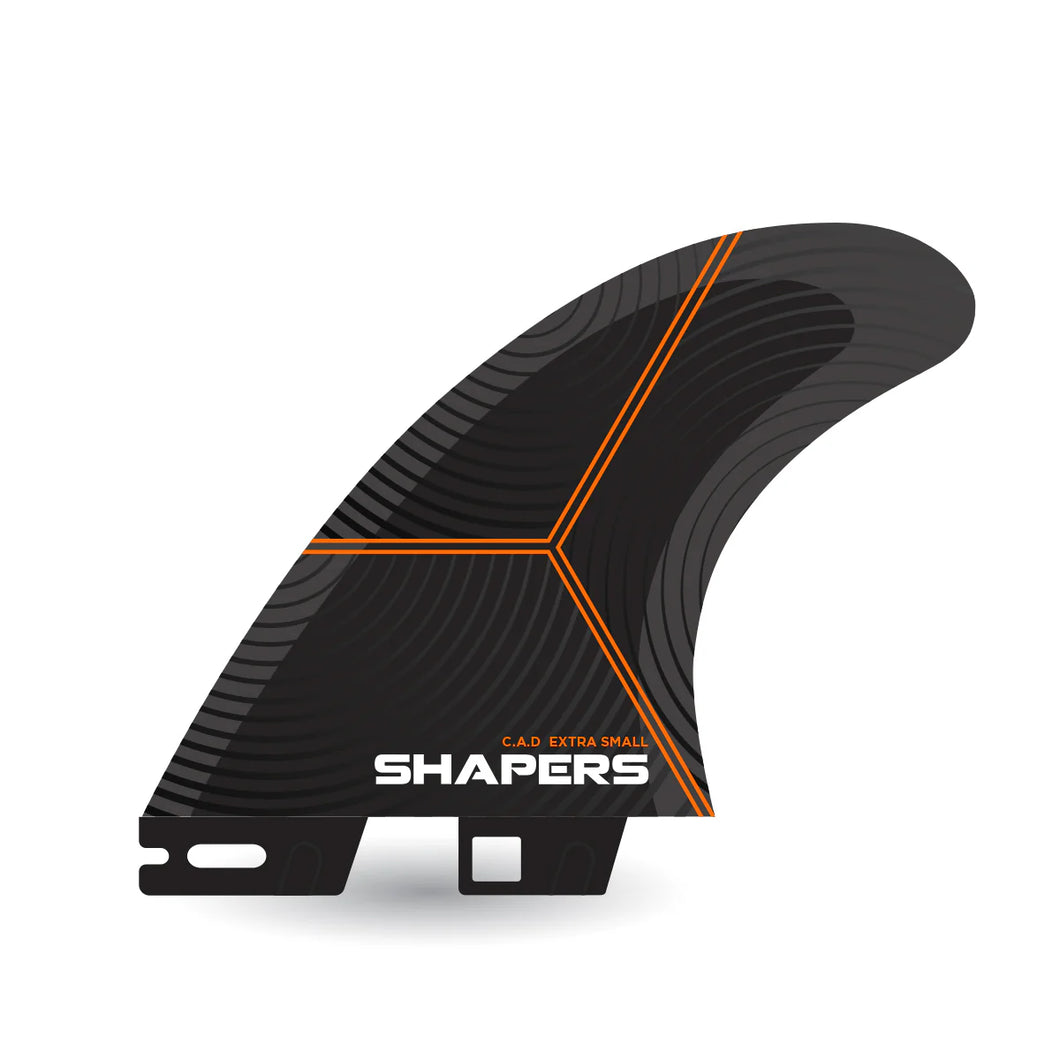 SHAPERS C.A.D. X-SMALL 3-FIN S2 BASE