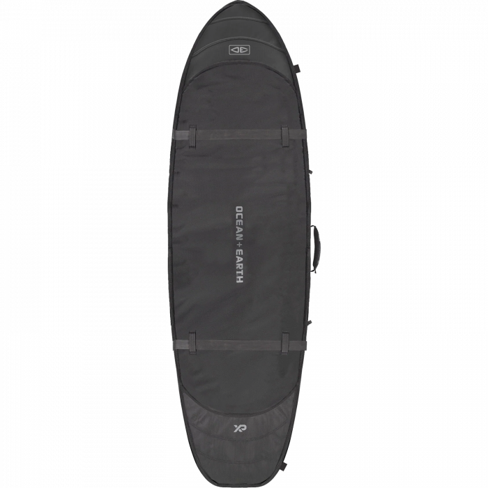 O&E HYPA SHORTBOARD TRAVEL COVER - 3 BOARD BLACK 6'8