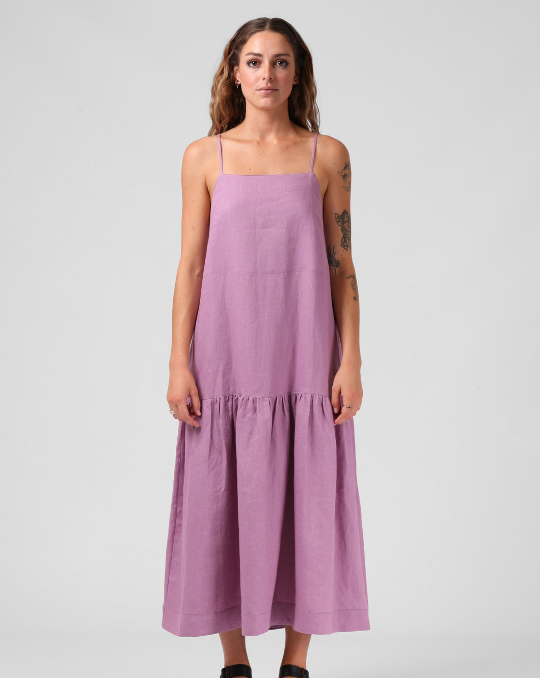 Antoinette Dress - MAUVE