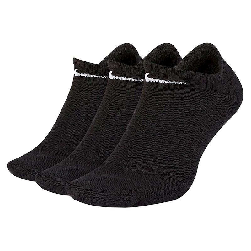 EVERYDAY CUSHION NO-SHOW 3 PACK SOCK - BLACK