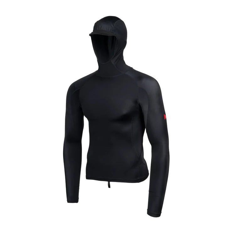 STANDARD ISSUE LS HOODED RASHGUARD - BLK