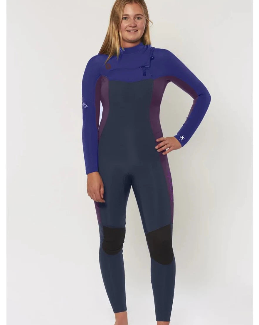 7 SEAS 4/3 CHEST ZIP FULL SUIT - BLUE MOON