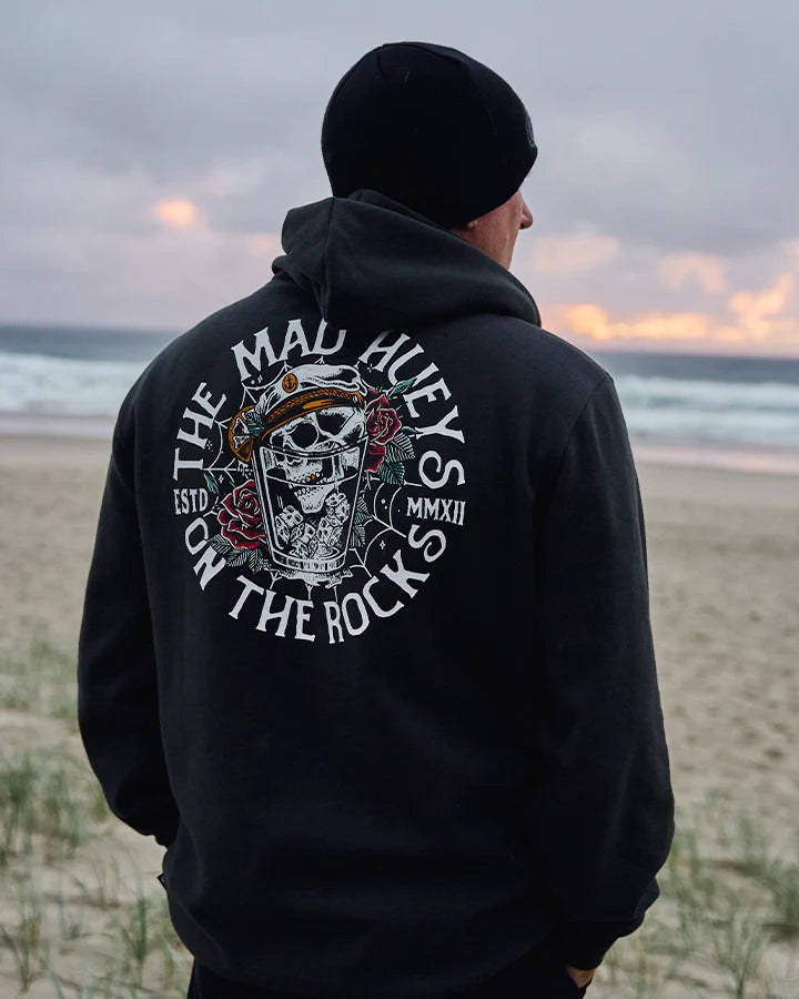 ON THE ROCKS HOODED PULLOVER