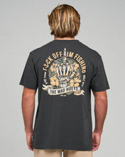 Load image into Gallery viewer, FK OFF FISH SS TEE - VINTAGE BLK
