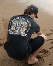 Load image into Gallery viewer, FK OFF FISH SS TEE - VINTAGE BLK
