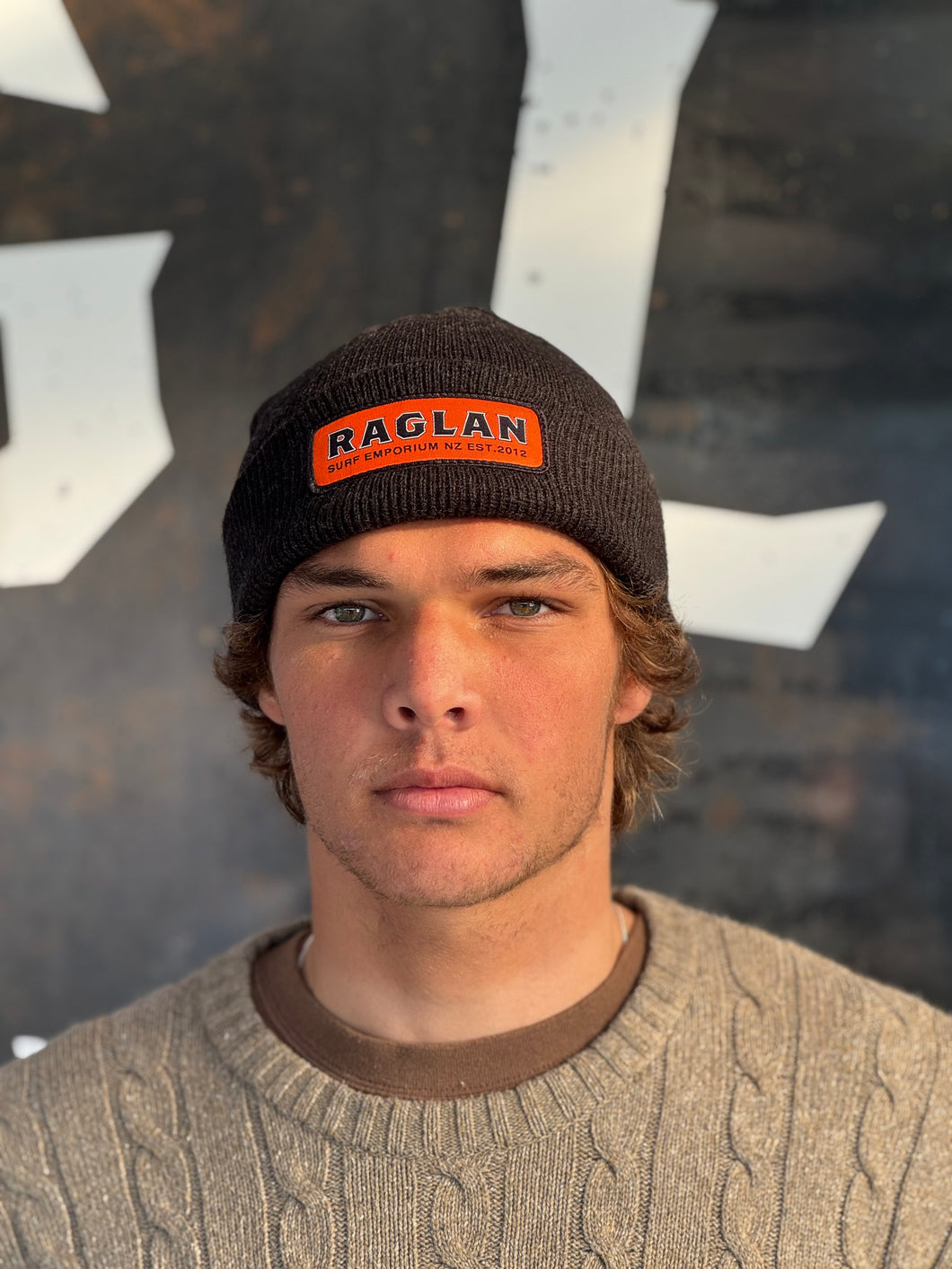 RSE COLLEGE KNIT BEANIE - ASPHALT