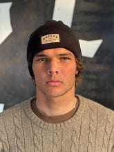 Load image into Gallery viewer, RSE CUFF WORD BEANIE - BLACK

