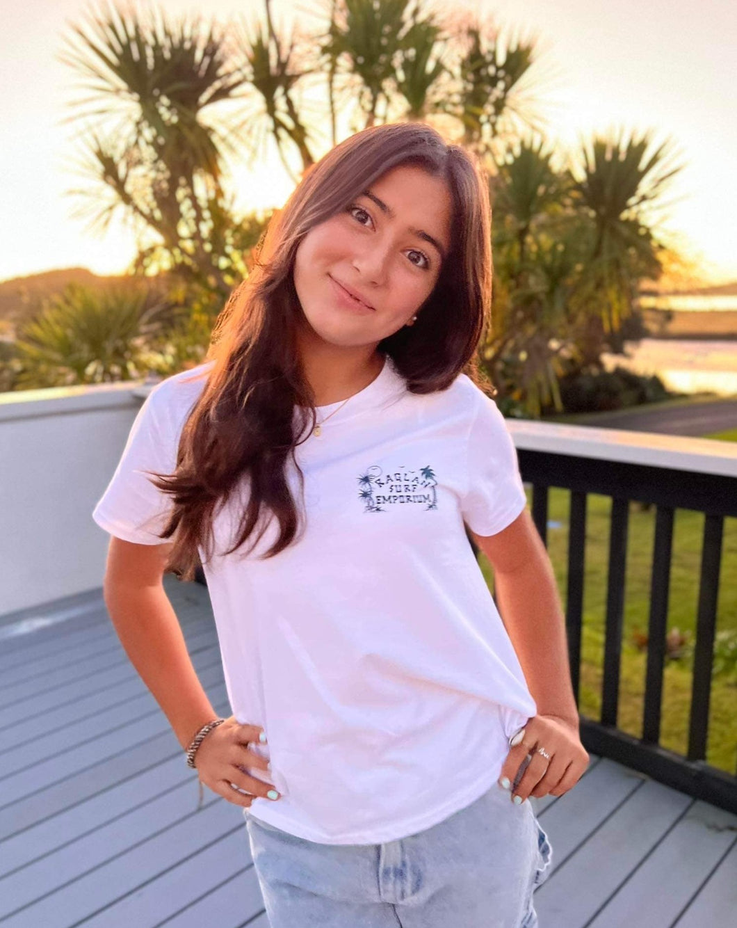 RSE WOMENS TOWN TEE - WHITE